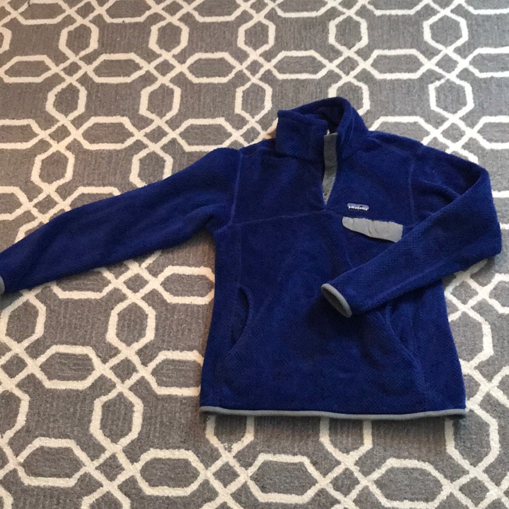 Patagonia blue fleece